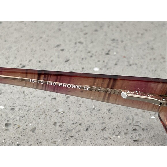 Capri 4U US55 Brown 46-15-130 Brown Multi Fade Full Rim Eyeglasses Frames ONLY - Picture 8 of 11